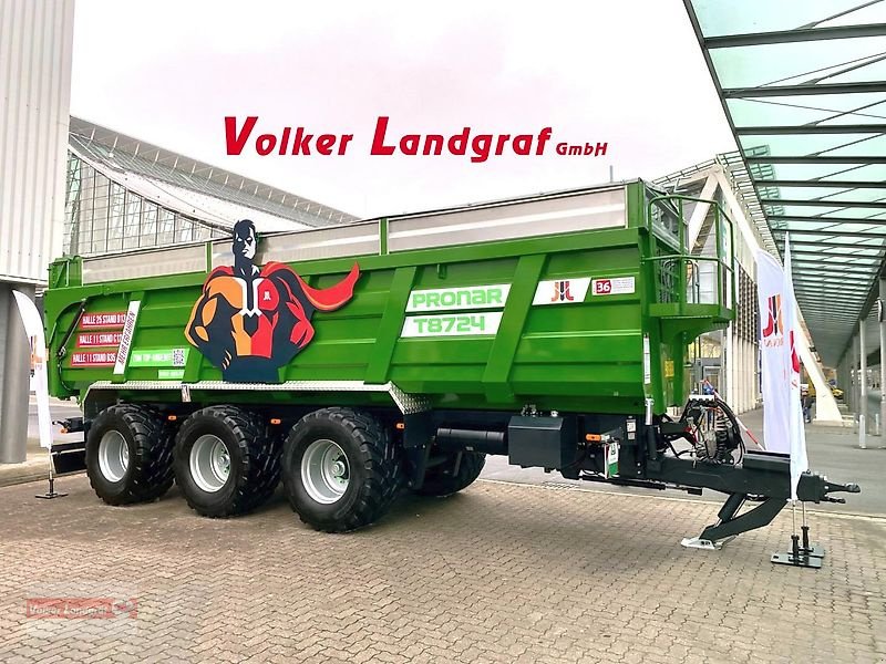 Kipper of the type PRONAR T 8724 Muldenkipper 34to AGRITECHNICA Maschine; Hydraulisches Fahrwerk; Eigene Ölversorgung, Neumaschine in Ostheim/Rhön (Picture 1)