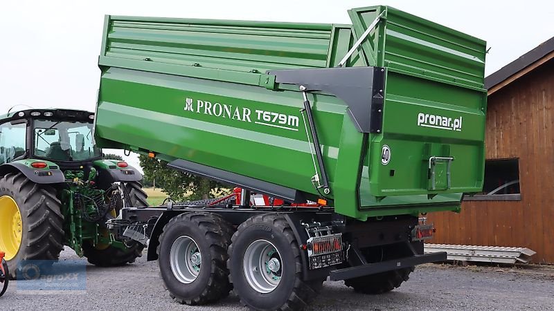 Kipper des Typs PRONAR T679M Halfpipe - Muldenkipper mit Aufsätze und Bereifung 500/60R22.5--, Neumaschine in Ennigerloh (Bild 4)