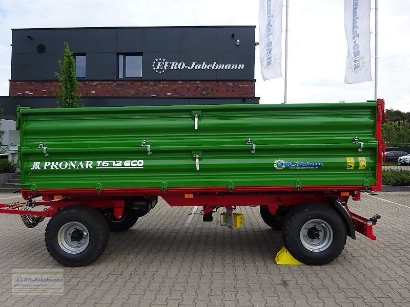 Kipper a típus PRONAR Zwei-Achs-Dreiseitenkipper T 672 Eco 8,0 to. z.G.G, Zweiachskipper, Dreiseitenkipper Anhänger, Neumaschine ekkor: Itterbeck (Kép 5)