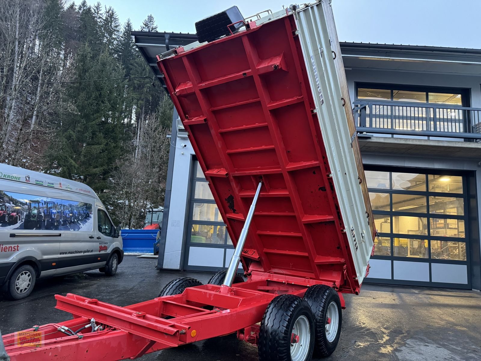 Kipper tipa Pühringer 4121 8to Tandem Kipper mit Aufsatzwände, Gebrauchtmaschine u Kötschach (Slika 26)