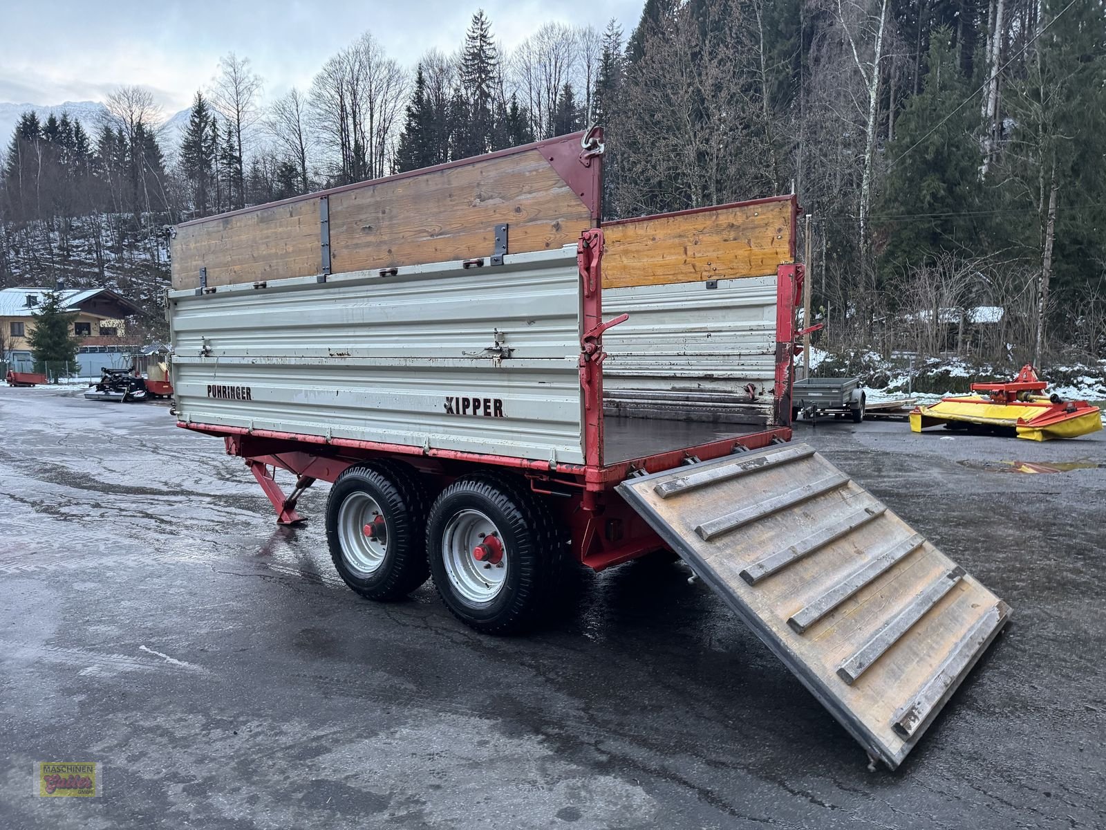 Kipper tipa Pühringer 4121 8to Tandem Kipper mit Aufsatzwände, Gebrauchtmaschine u Kötschach (Slika 20)