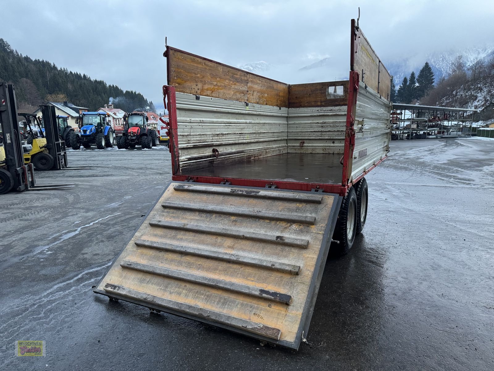 Kipper tipa Pühringer 4121 8to Tandem Kipper mit Aufsatzwände, Gebrauchtmaschine u Kötschach (Slika 22)