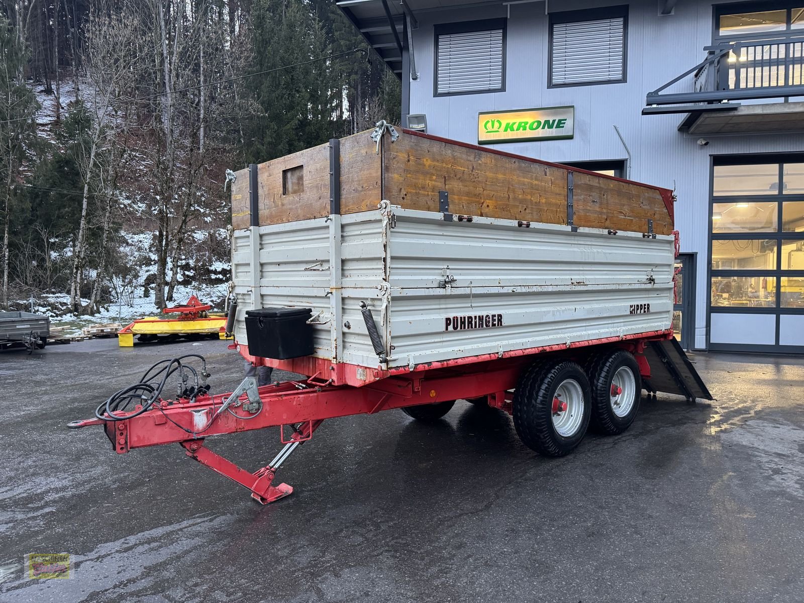 Kipper tipa Pühringer 4121 8to Tandem Kipper mit Aufsatzwände, Gebrauchtmaschine u Kötschach (Slika 18)