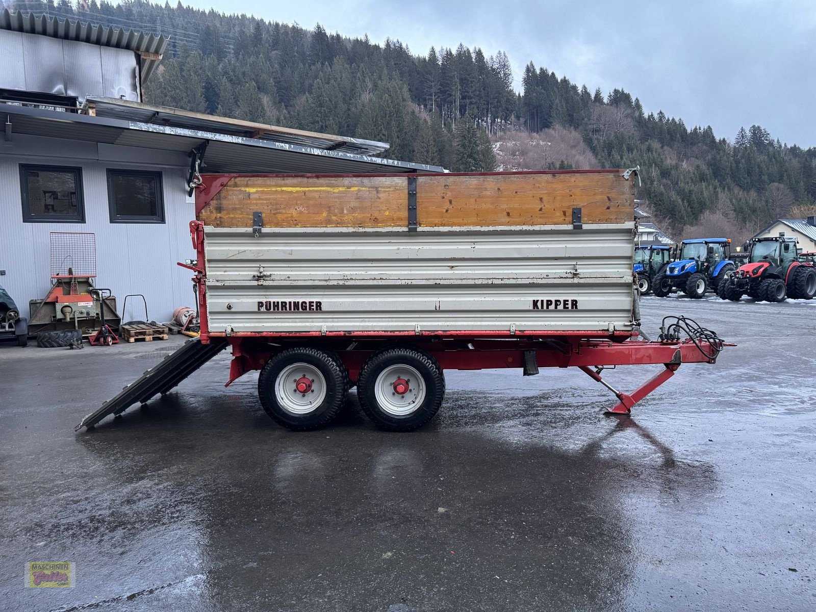 Kipper tipa Pühringer 4121 8to Tandem Kipper mit Aufsatzwände, Gebrauchtmaschine u Kötschach (Slika 24)