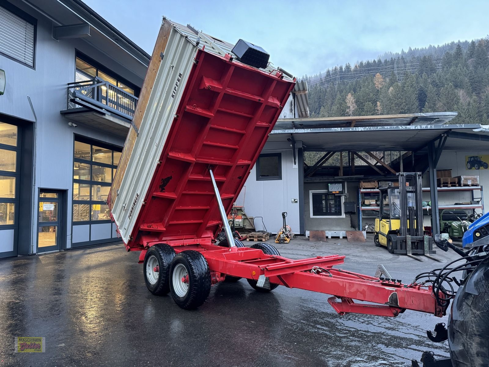 Kipper tipa Pühringer 4121 8to Tandem Kipper mit Aufsatzwände, Gebrauchtmaschine u Kötschach (Slika 27)