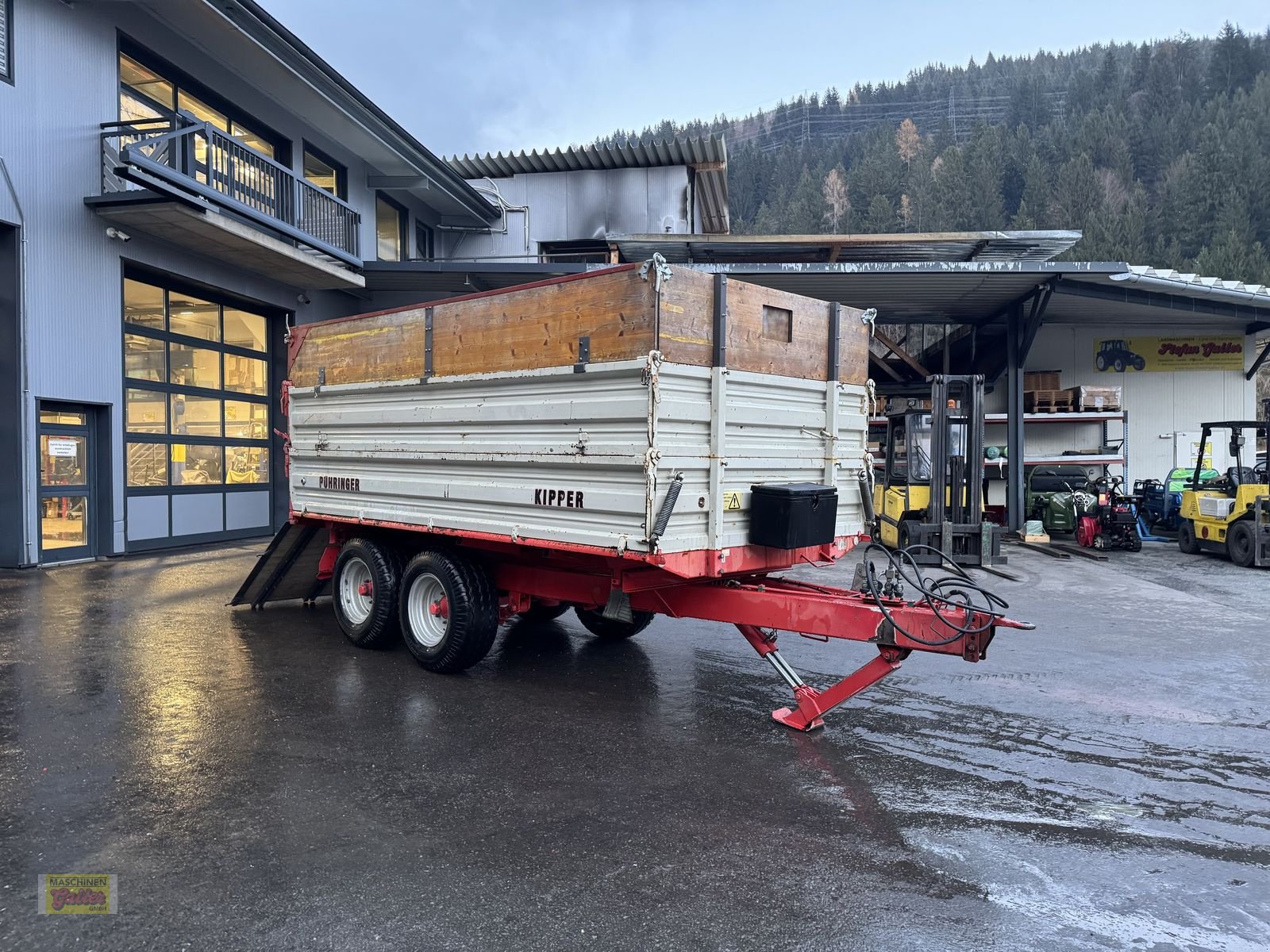 Kipper tipa Pühringer 4121 8to Tandem Kipper mit Aufsatzwände, Gebrauchtmaschine u Kötschach (Slika 25)