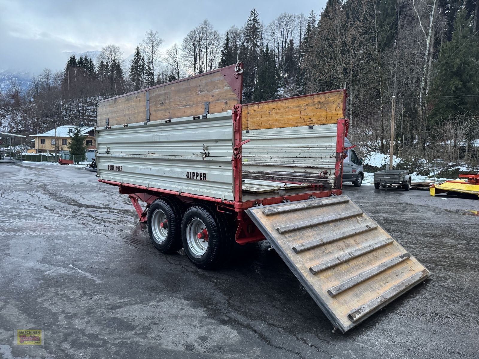 Kipper tipa Pühringer 4121 8to Tandem Kipper mit Aufsatzwände, Gebrauchtmaschine u Kötschach (Slika 5)