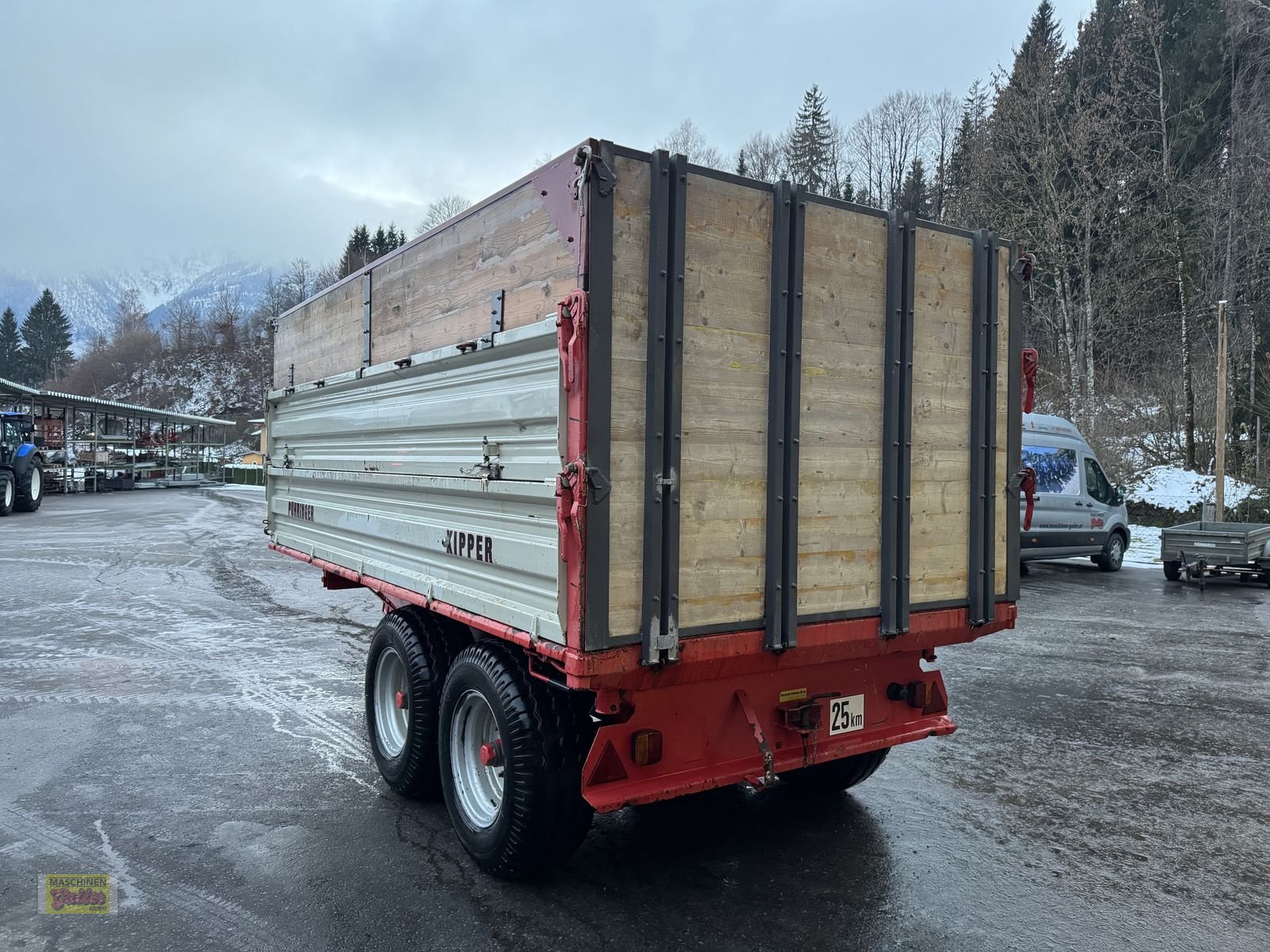 Kipper tipa Pühringer 4121 8to Tandem Kipper mit Aufsatzwände, Gebrauchtmaschine u Kötschach (Slika 4)