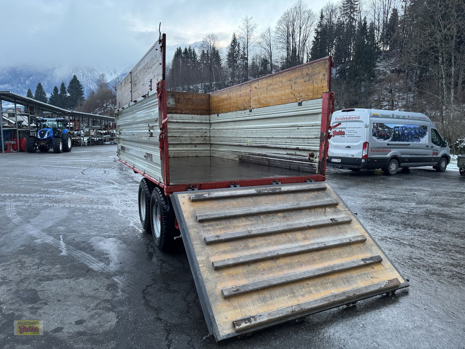 Kipper tipa Pühringer 4121 8to Tandem Kipper mit Aufsatzwände, Gebrauchtmaschine u Kötschach (Slika 21)