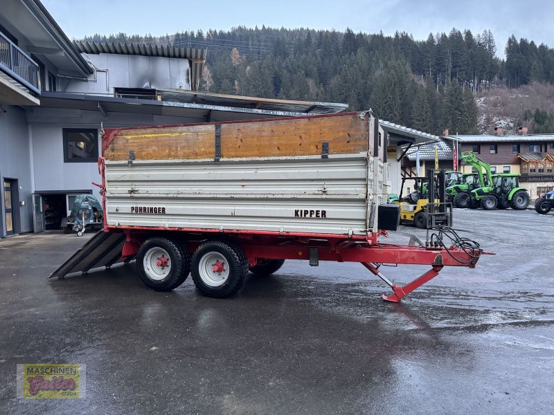 Kipper des Typs Pühringer 4121 8to Tandem Kipper mit Aufsatzwände, Gebrauchtmaschine in Kötschach (Bild 1)