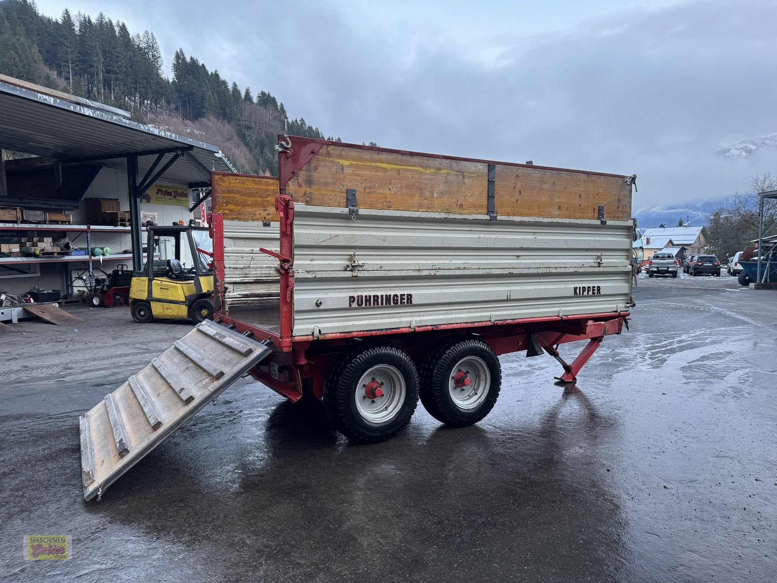 Kipper tipa Pühringer 4121 8to Tandem Kipper mit Aufsatzwände, Gebrauchtmaschine u Kötschach (Slika 23)