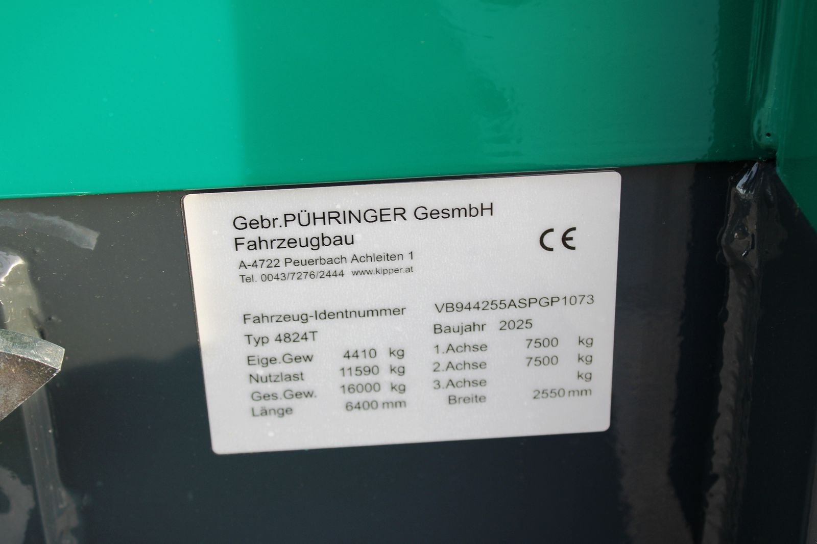 Kipper des Typs Pühringer 4824 T, Neumaschine in Neukirchen am Walde  (Bild 9)