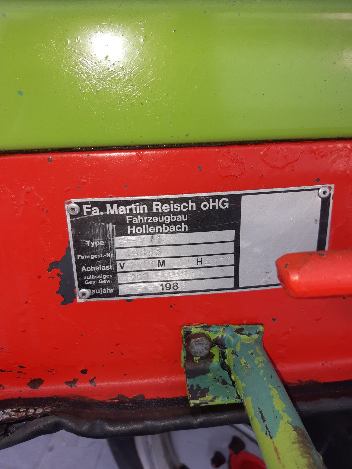 Kipper tip Reisch 8t, Gebrauchtmaschine in Pfakofen (Poză 3)