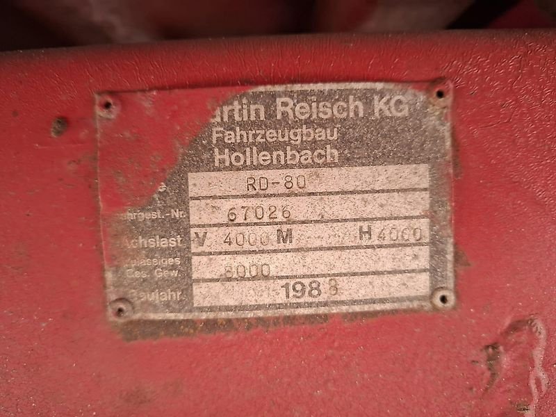 Kipper tipa Reisch RD-80, Gebrauchtmaschine u Itterbeck (Slika 14)