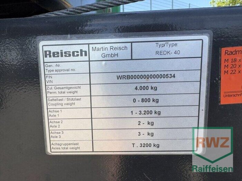 Kipper типа Reisch REDK 40, Gebrauchtmaschine в Kruft (Фотография 2)