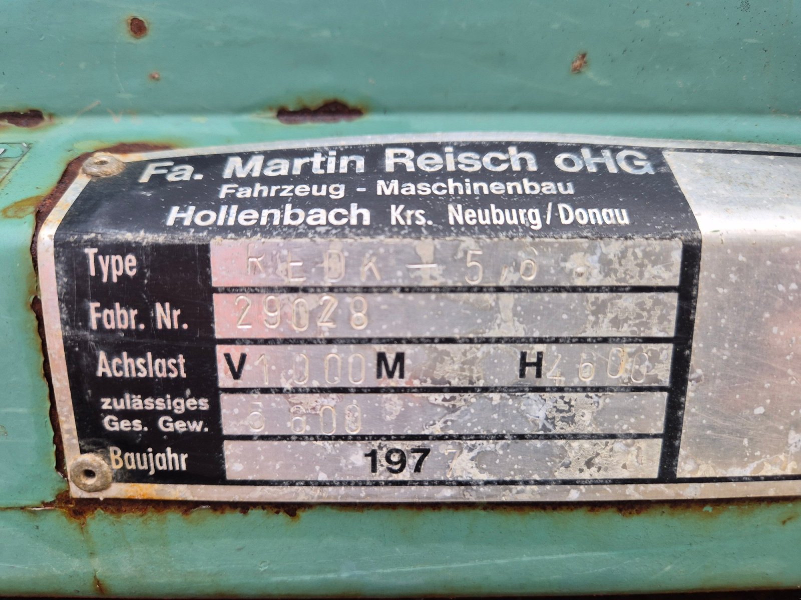 Kipper van het type Reisch REDK 5,6, Gebrauchtmaschine in Petersdorf (Foto 11)