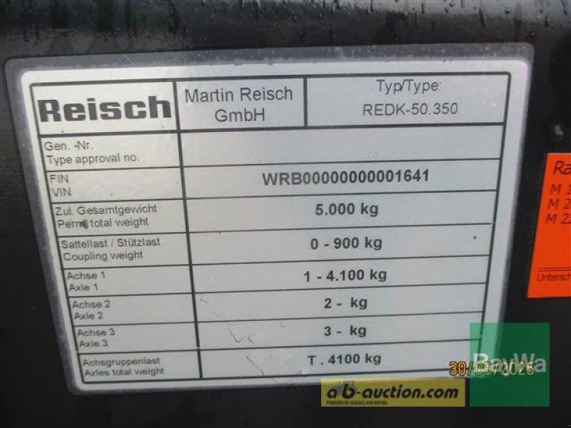Kipper typu Reisch REDK-50.35   #567, Gebrauchtmaschine v Schönau (Obrázok 13)
