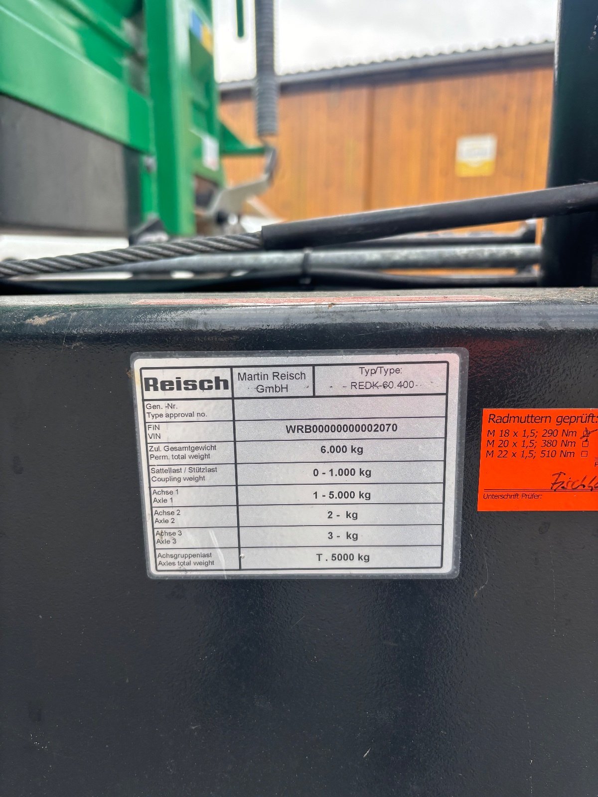 Kipper typu Reisch REDK 60, Gebrauchtmaschine v Höchstadt (Obrázek 6)