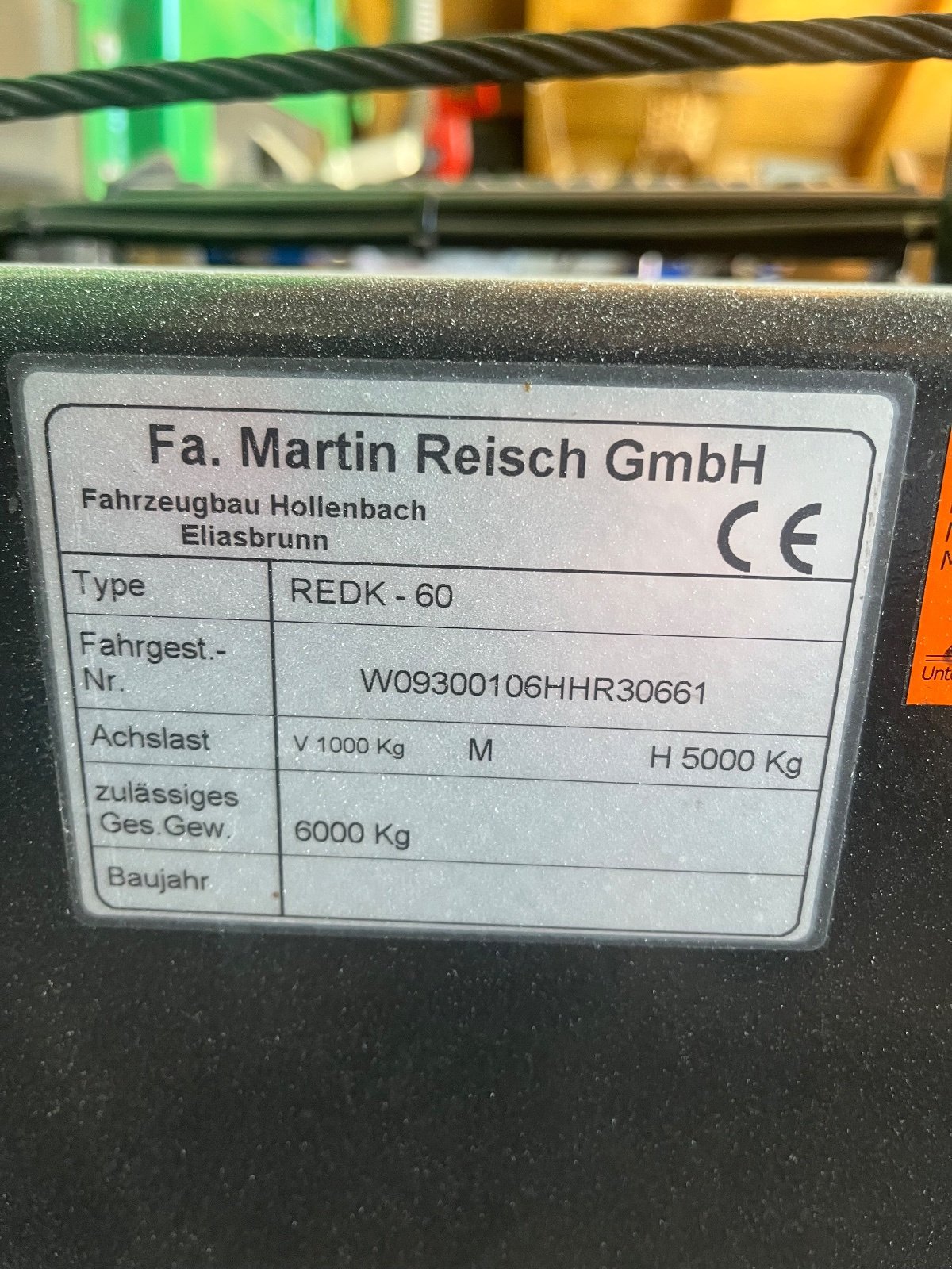 Kipper a típus Reisch REDK 60, Gebrauchtmaschine ekkor: Janddlsbrunn (Kép 3)