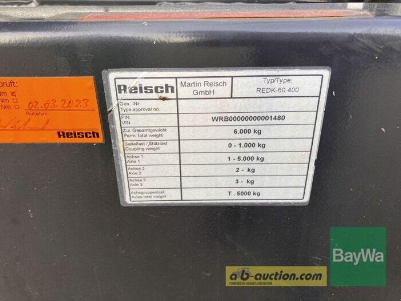 Kipper du type Reisch REDK-60.400, Gebrauchtmaschine en Großweitzschen (Photo 7)