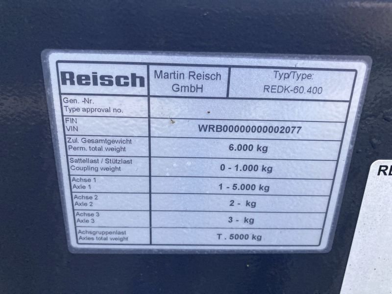 Kipper vrste Reisch REDK-60.400, Gebrauchtmaschine v Wülfershausen an der Saale (Slika 10)