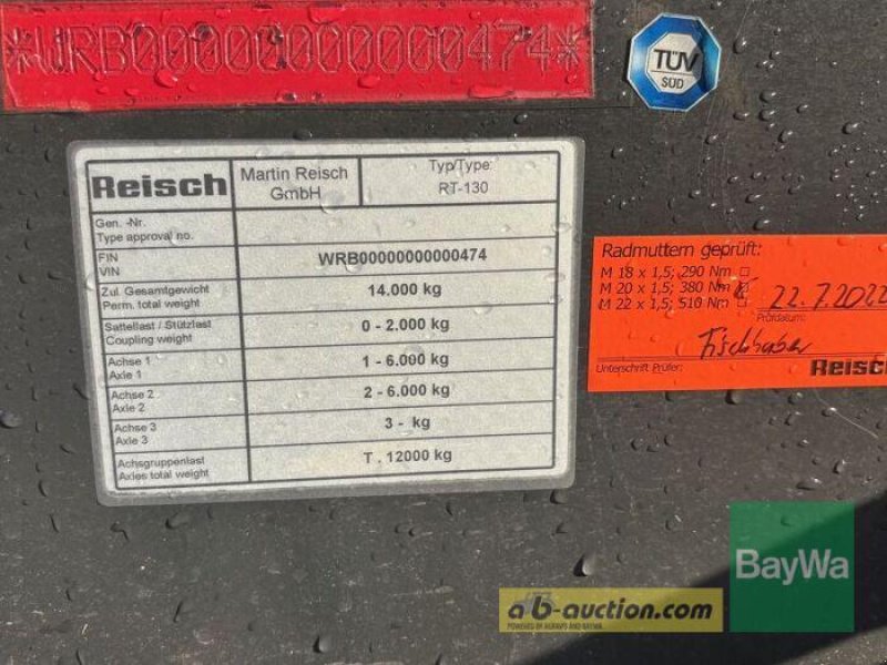 Kipper des Typs Reisch RT 130, Gebrauchtmaschine in Dinkelsbühl (Bild 10)