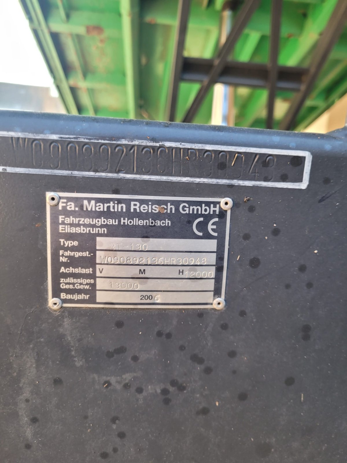 Kipper typu Reisch RT 130, Gebrauchtmaschine v Dinkelsbühl (Obrázek 8)