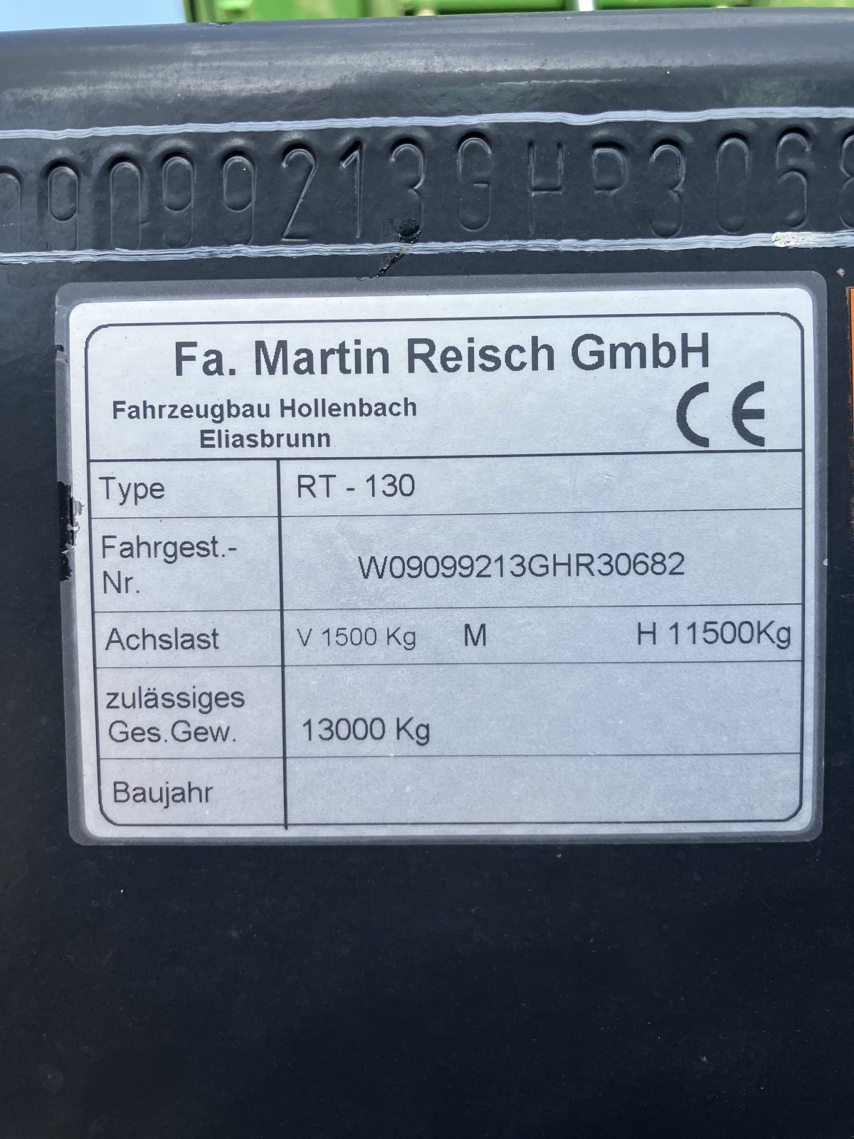 Kipper del tipo Reisch RT 130, Gebrauchtmaschine en Biederbach (Imagen 8)