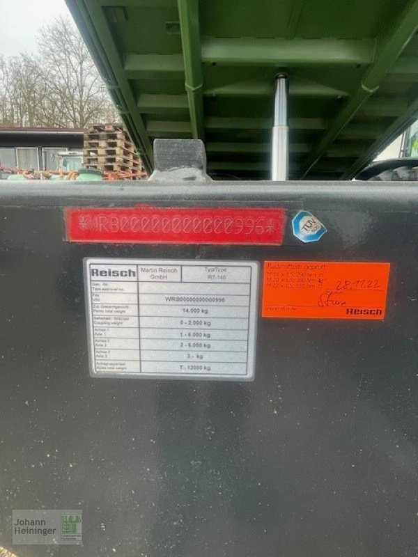 Kipper Türe ait Reisch RT 140, Neumaschine içinde Offenberg (resim 5)