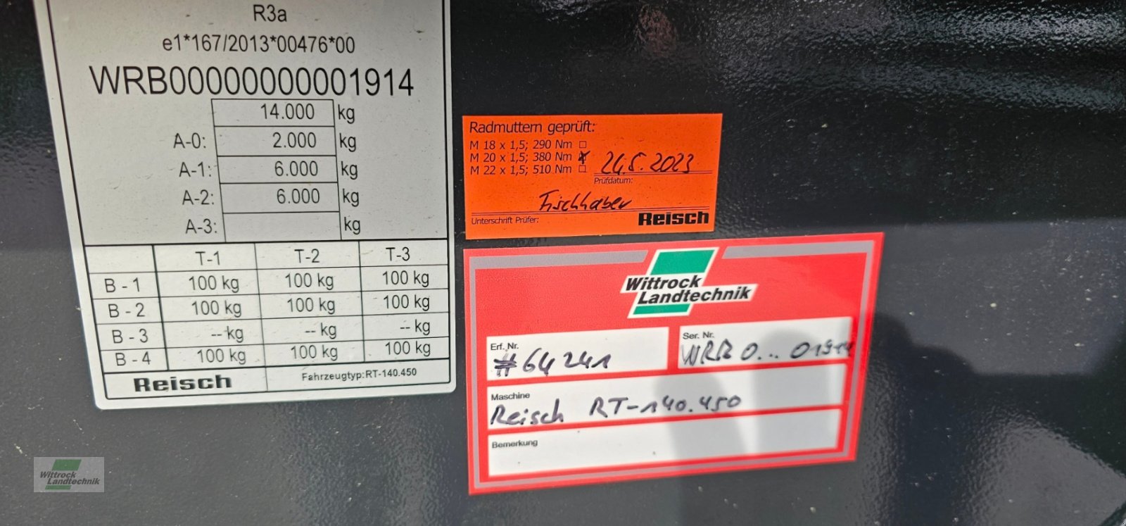 Kipper des Typs Reisch RT-140.450, Neumaschine in Rhede / Brual (Bild 4)