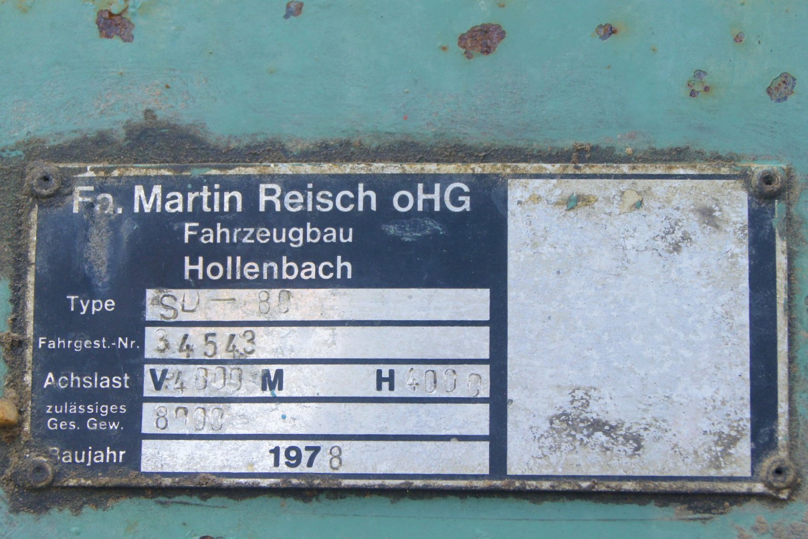 Kipper za tip Reisch SD 80, Gebrauchtmaschine u Geiselhöring (Slika 26)