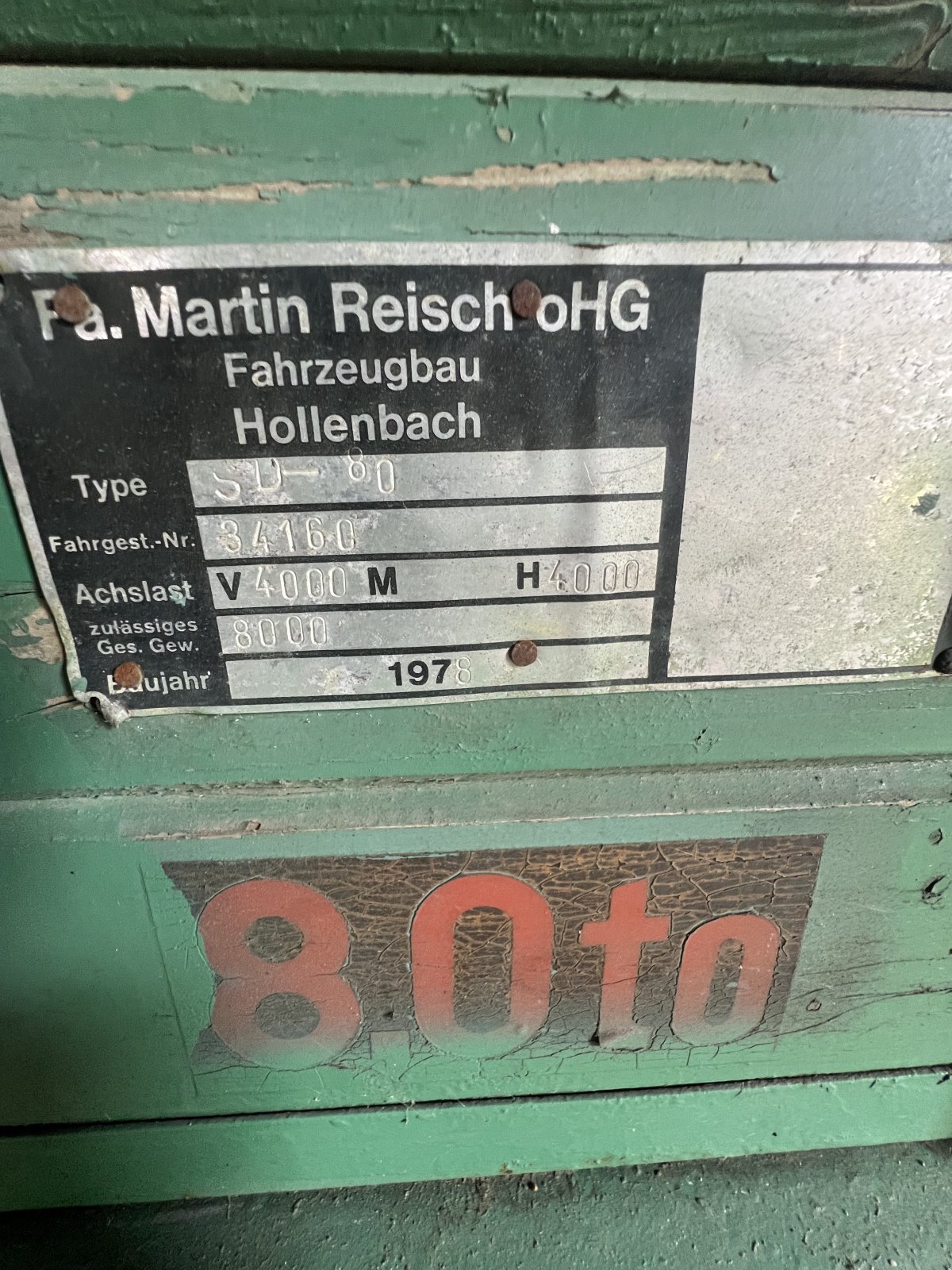 Kipper typu Reisch SD 80, Gebrauchtmaschine v Meeder (Obrázek 3)