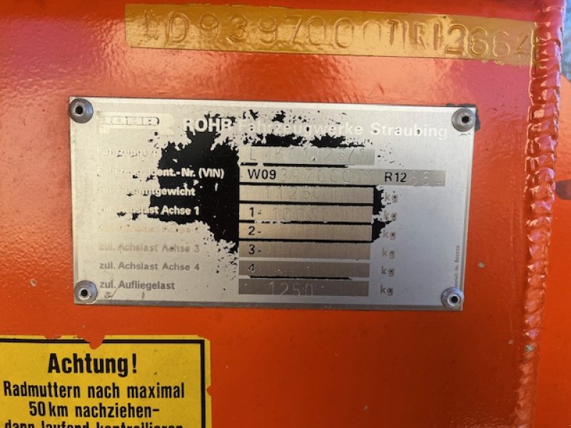 Kipper του τύπου Rohr 12t, Gebrauchtmaschine σε Unterschweinbach (Φωτογραφία 2)