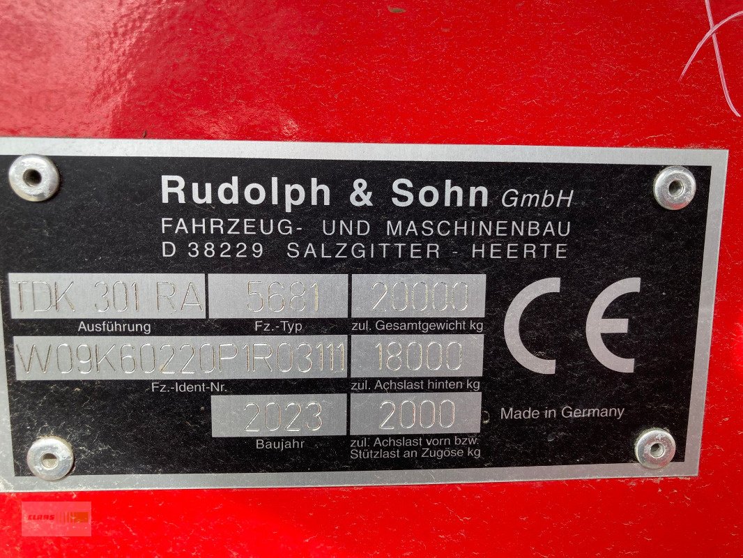 Kipper от тип Rudolph TDK 301 RA, Gebrauchtmaschine в Schwülper (Снимка 10)