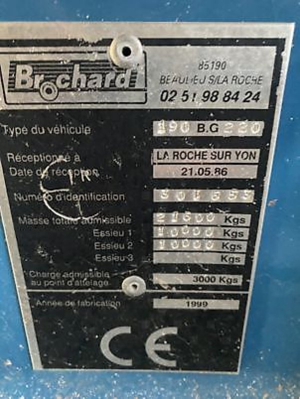 Kipper des Typs Sonstige 190 BG 220, Gebrauchtmaschine in Sainte-Croix-en-Plaine (Bild 5)