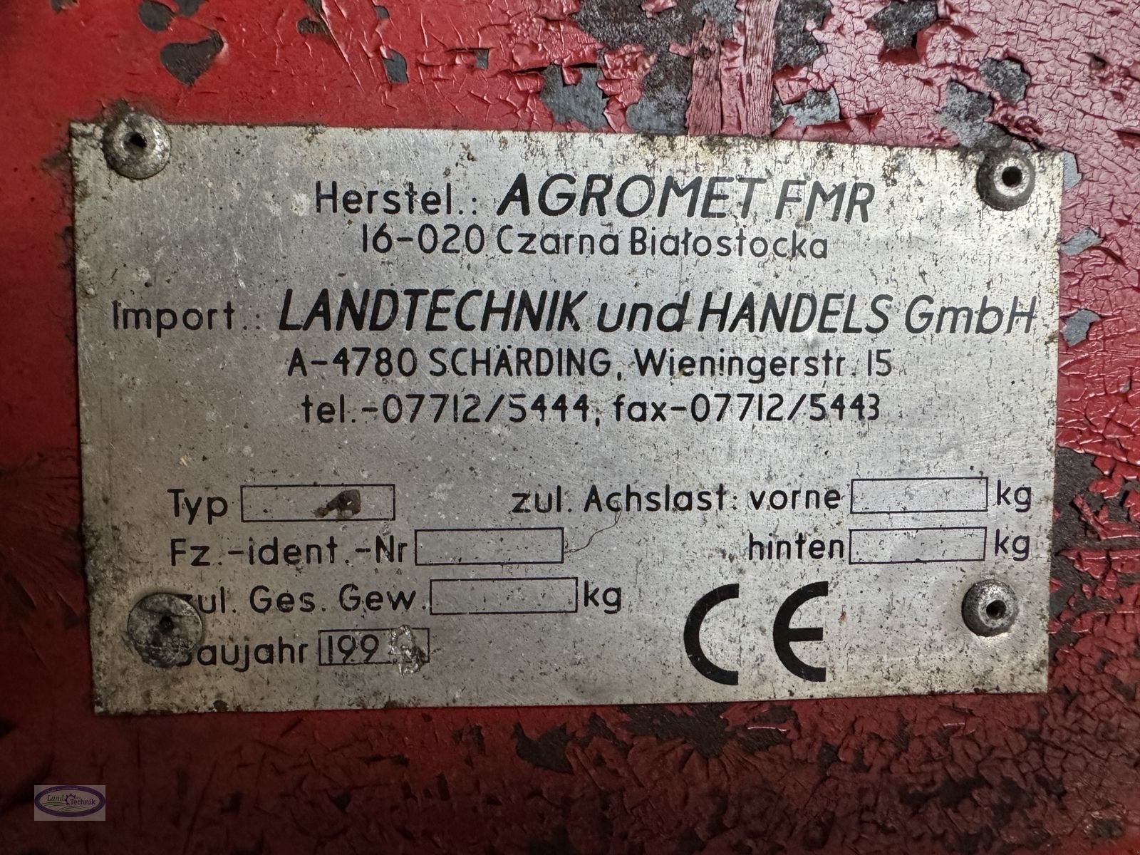 Kipper del tipo Sonstige Agromet ZA 8000, Gebrauchtmaschine In Münzkirchen (Immagine 8)