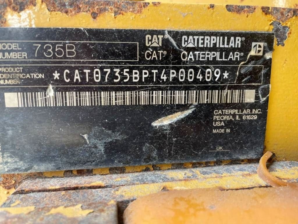 Kipper типа Sonstige Cat 735B 735, Gebrauchtmaschine в Venlo (Фотография 7)