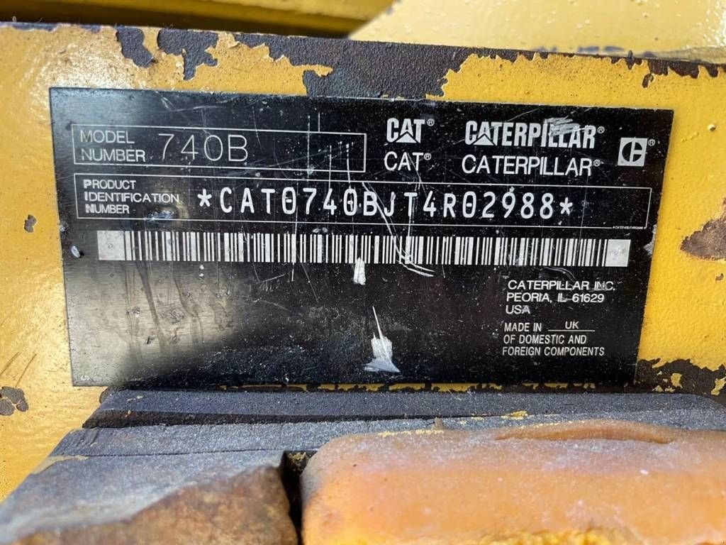 Kipper Türe ait Sonstige Cat 740B, Gebrauchtmaschine içinde Venlo (resim 7)
