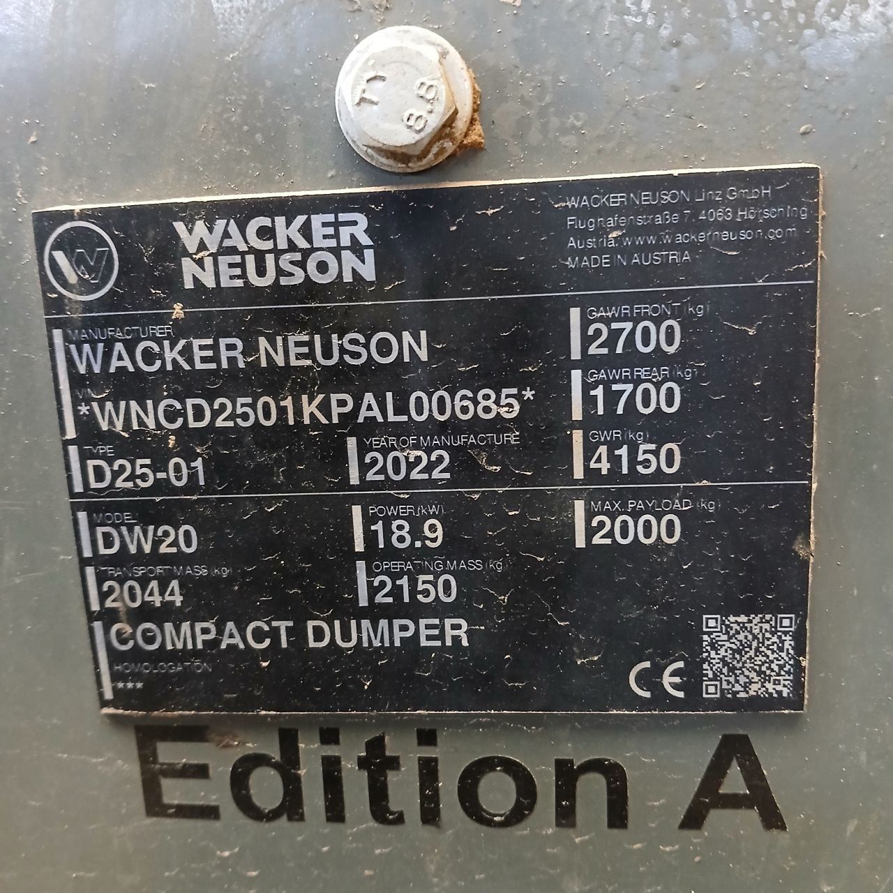 Kipper des Typs Sonstige IHI Wacker Neuson IC30, Gebrauchtmaschine in Alblasserdam (Bild 7)