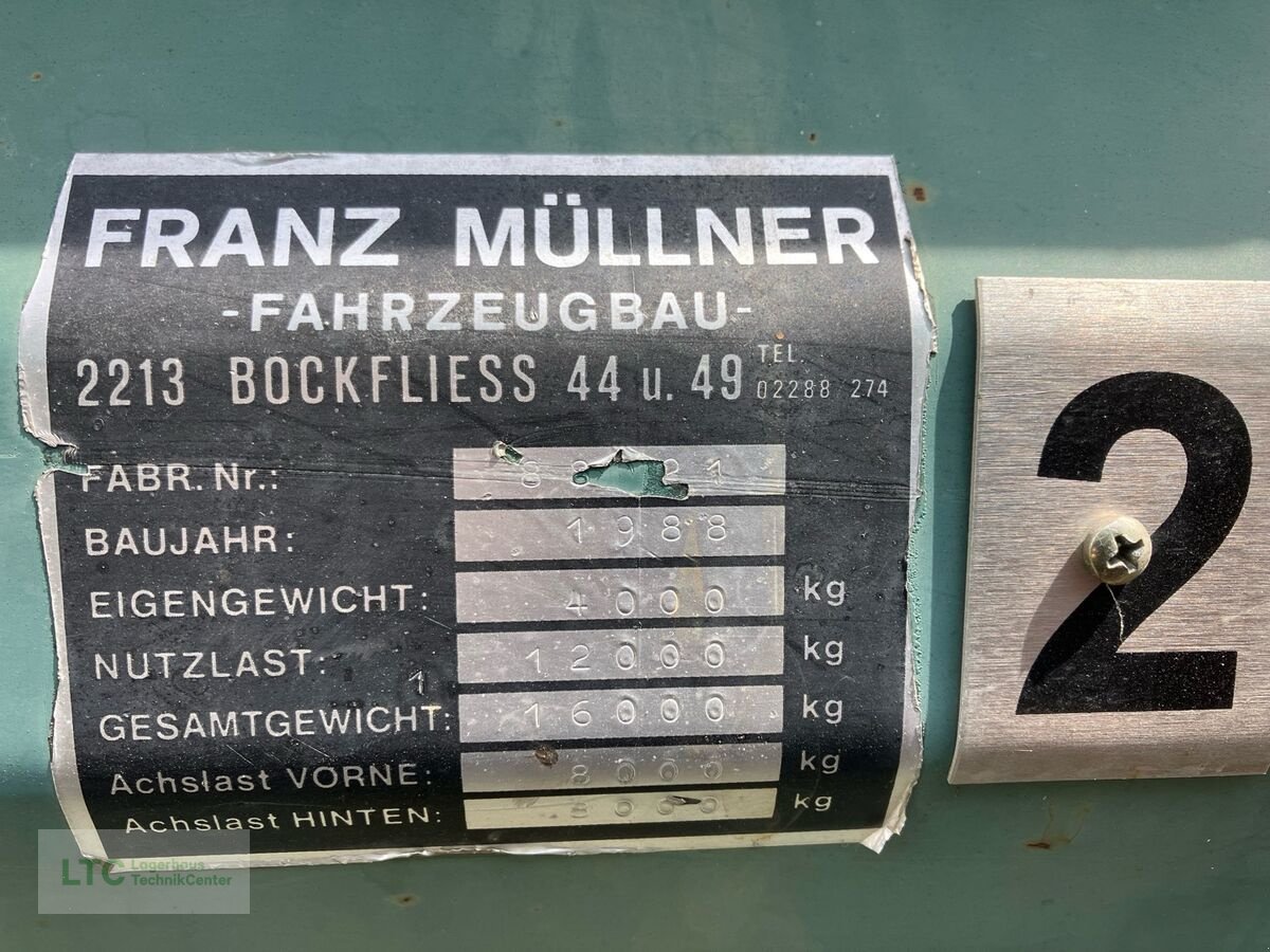 Kipper del tipo Sonstige Müllner 12to, Gebrauchtmaschine en Korneuburg (Imagen 5)