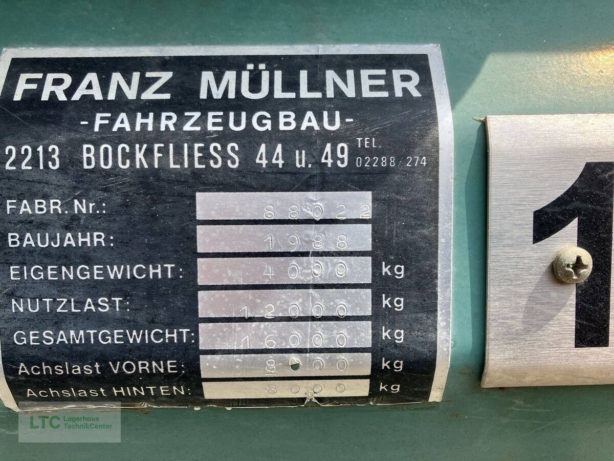 Kipper des Typs Sonstige Müllner 12to, Gebrauchtmaschine in Korneuburg (Bild 4)