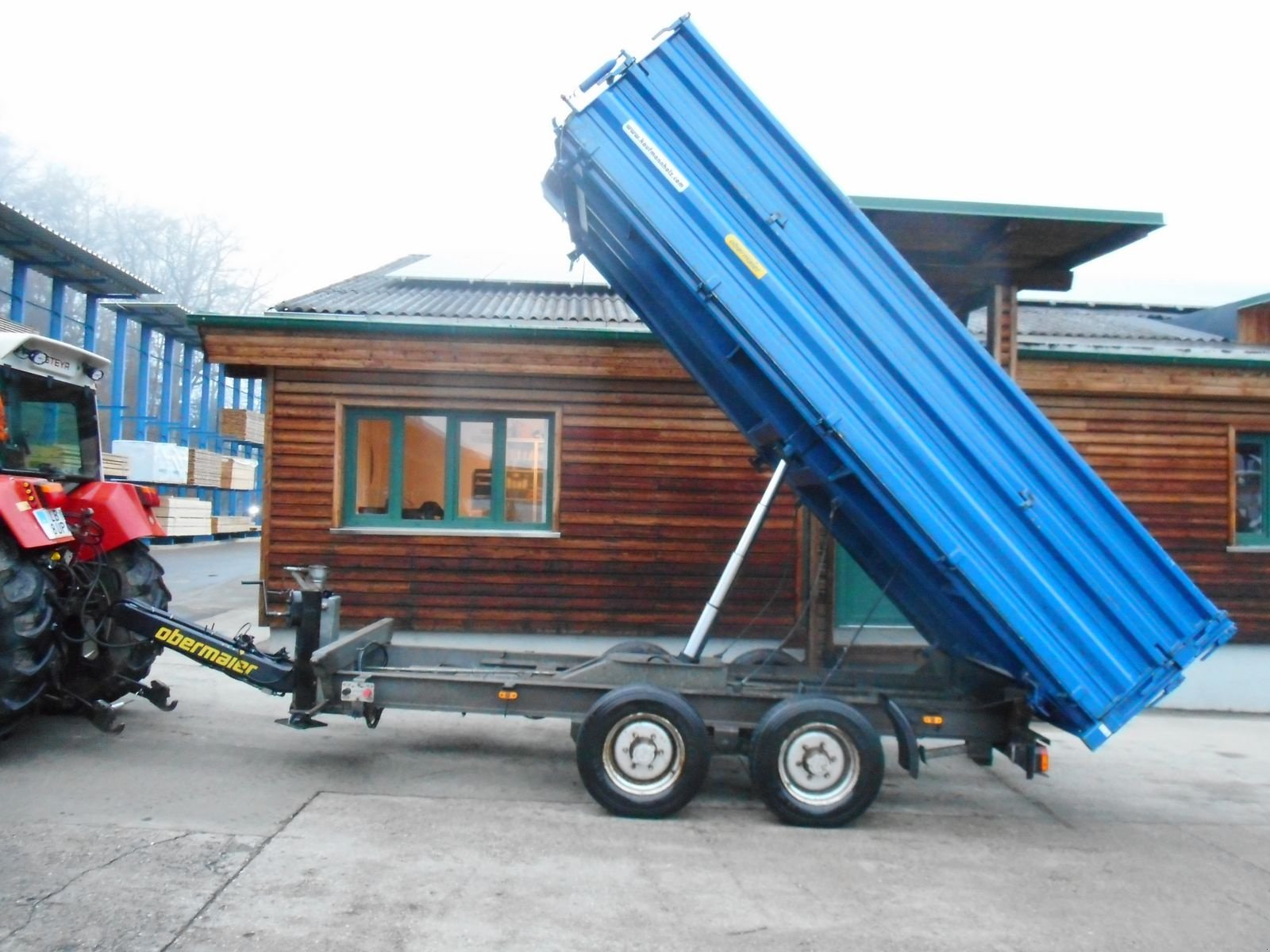 Kipper Türe ait Sonstige OBERMAIER OS2-TD89A Tandem Dreiseitenkipper mit, Gebrauchtmaschine içinde St. Nikolai ob Draßling (resim 12)