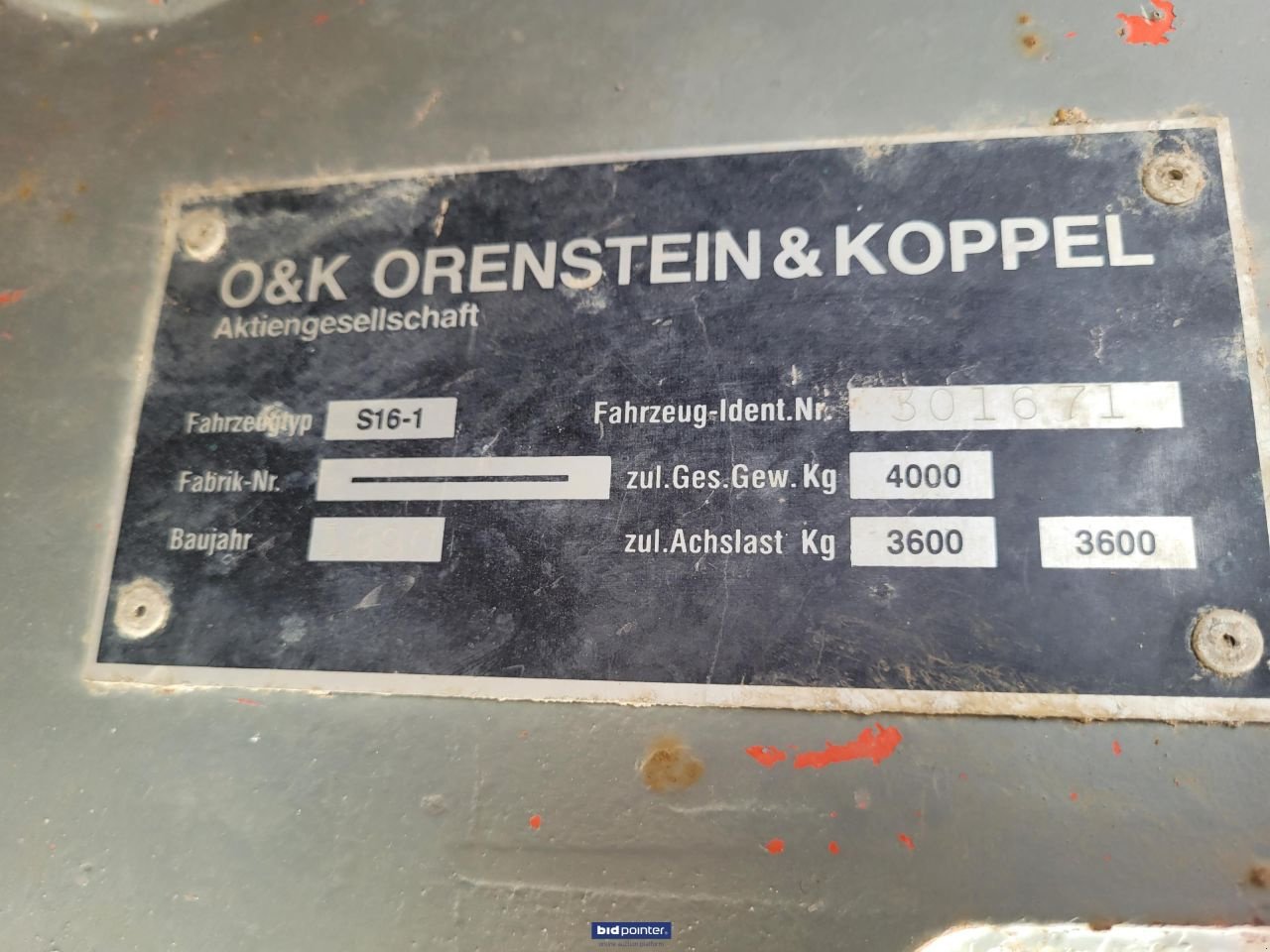 Kipper Türe ait Sonstige Okada S16-1, Gebrauchtmaschine içinde Deurne (resim 4)