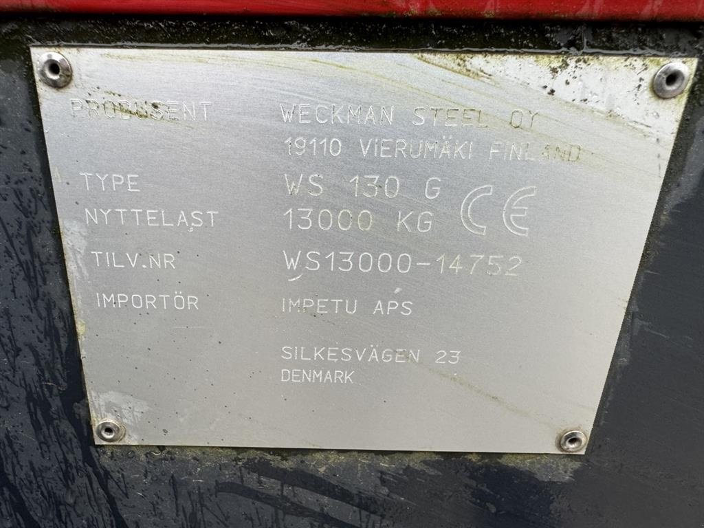 Kipper a típus Sonstige WS 130, Gebrauchtmaschine ekkor: Hadsten (Kép 7)
