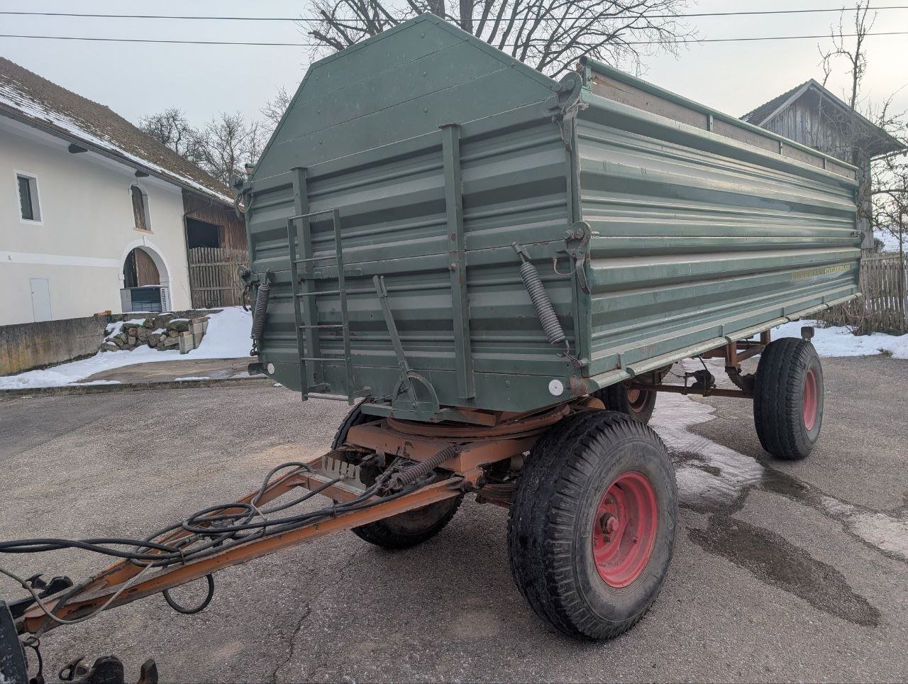 Kipper van het type Sonstige Zweiachs-Zweiseitenkipper, Gebrauchtmaschine in Leonding (Foto 3)