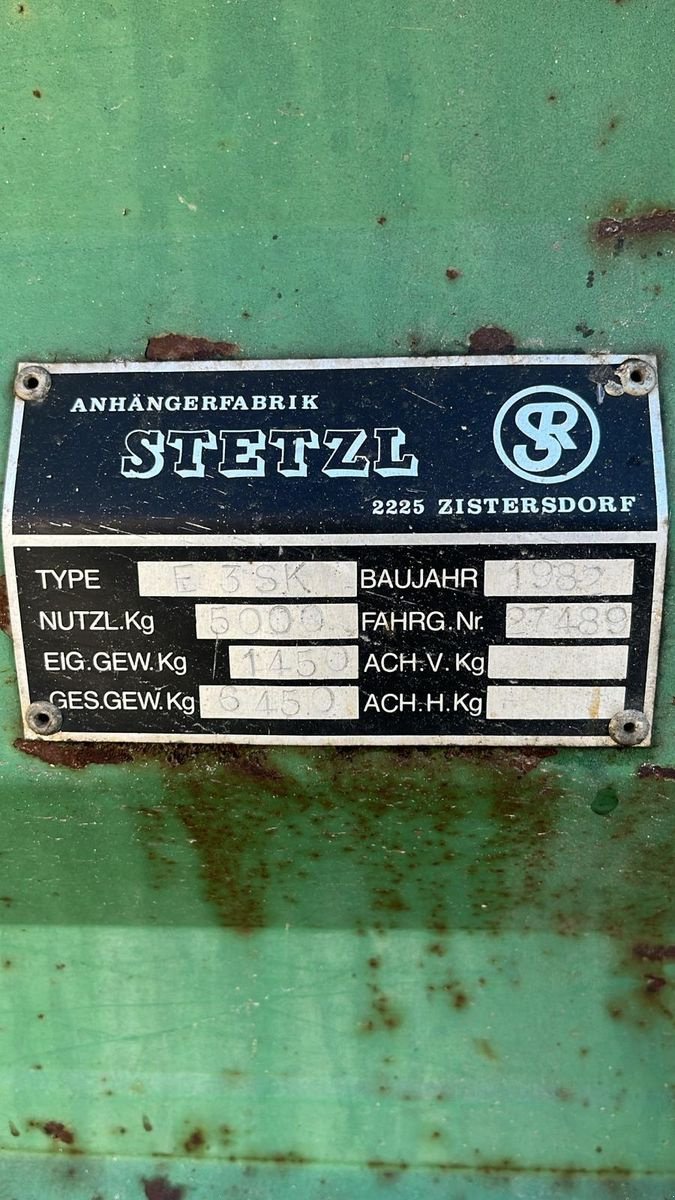 Kipper of the type Stetzl 6 to, Gebrauchtmaschine in Weitra (Picture 6)