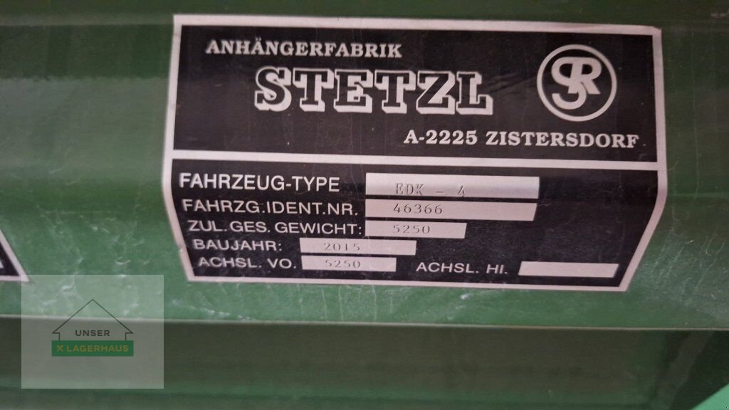 Kipper typu Stetzl EDK 4, Gebrauchtmaschine w Schlitters (Zdjęcie 2)