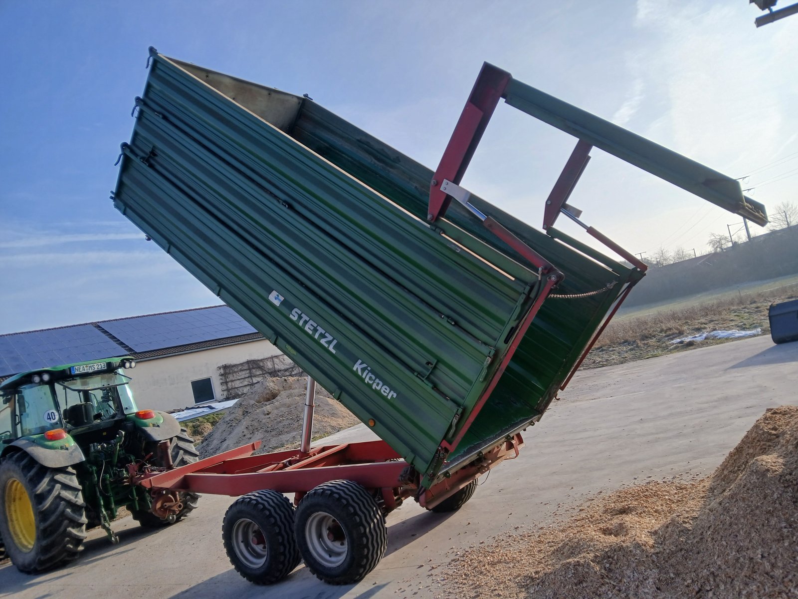 Kipper du type Stetzl TK 8, Gebrauchtmaschine en Scheinfeld (Photo 2)