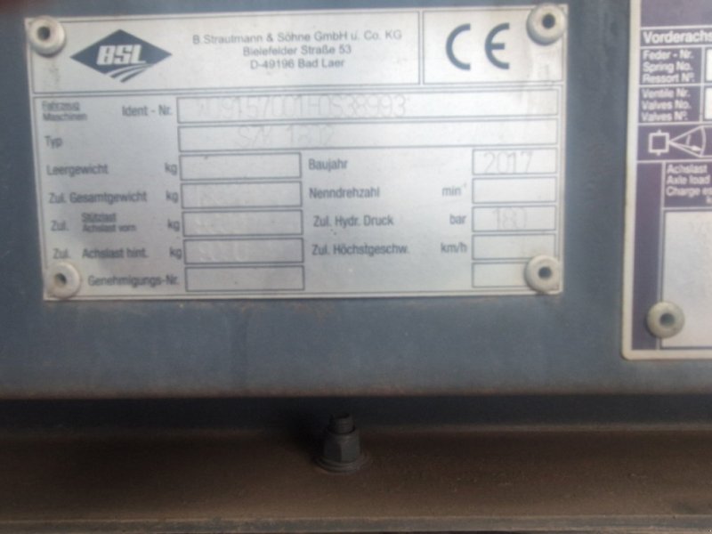 Kipper typu Strautmann 1802 H, Gebrauchtmaschine v Ehrenburg (Obrázek 1)