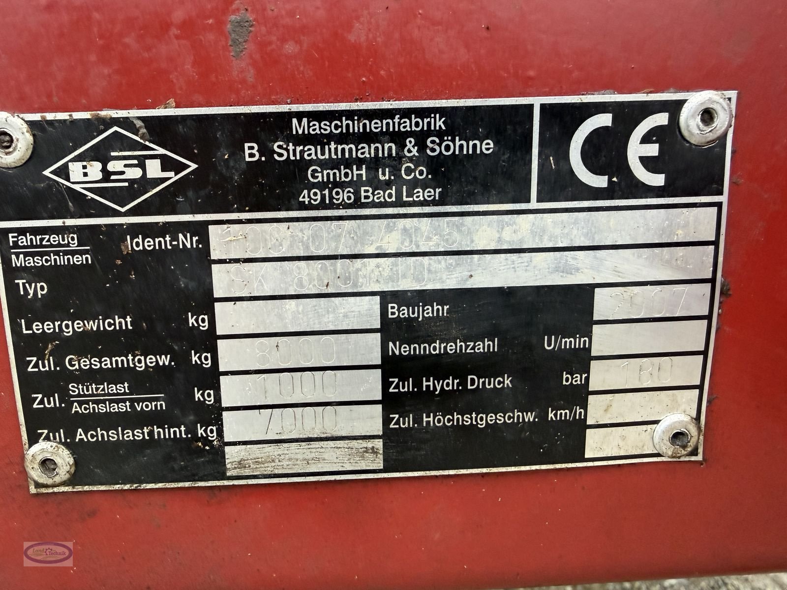 Kipper del tipo Strautmann SK 8001 TD, Gebrauchtmaschine In Münzkirchen (Immagine 4)